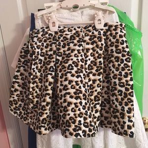 forever 21 leopard print skirt